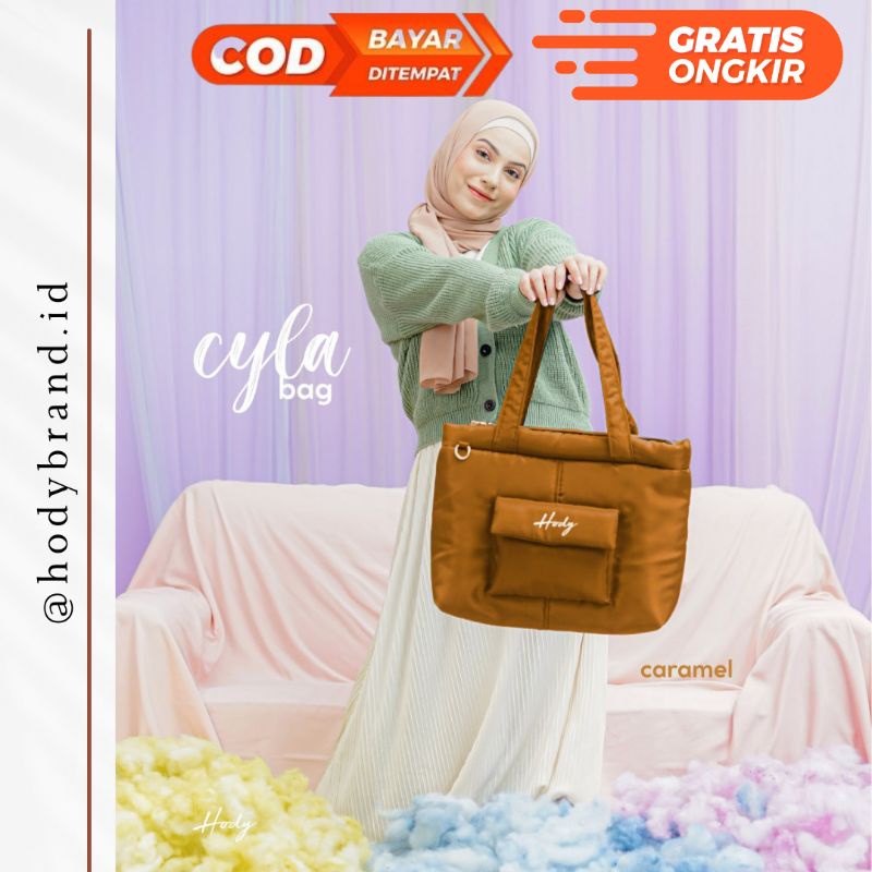 Cyla Bag Hody Tas Waterproof Anti Air | Tas Multifungsi Puffy Bag | Readystock