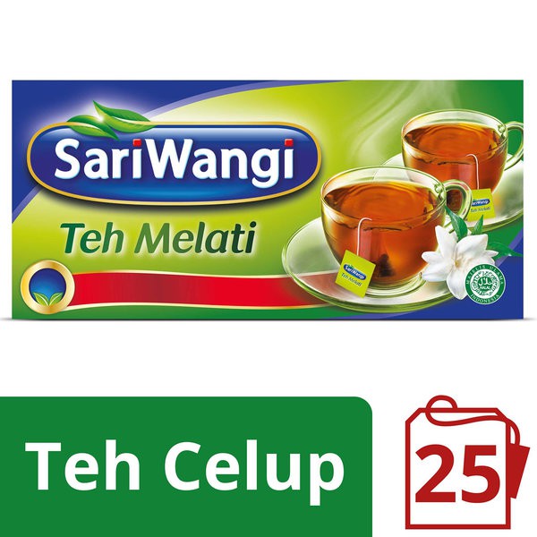 

SARIWANGI Jasmine Tea 47gr - Teh Melati SARIWANGI (25bags)