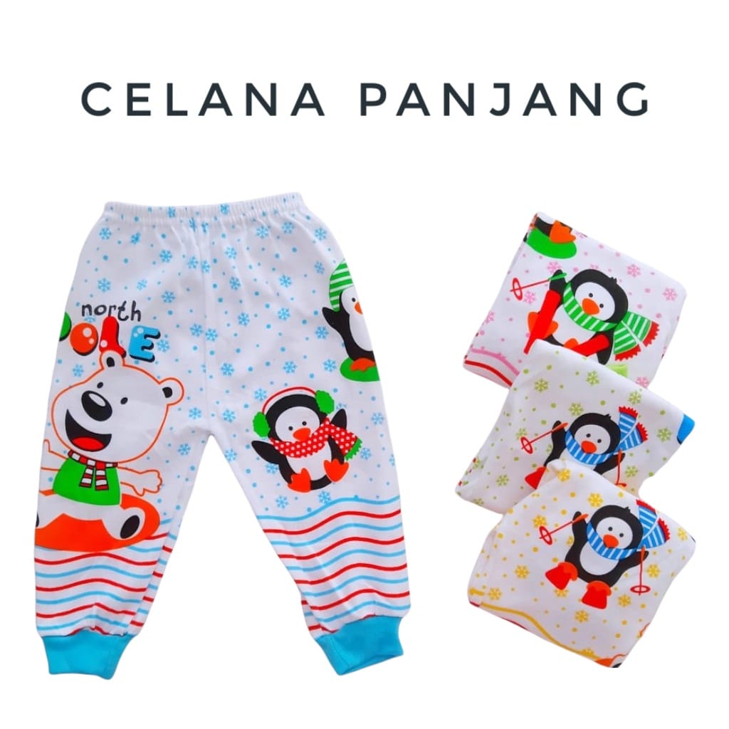 1 PCS celana panjang bayi size M bahan katun BOBO