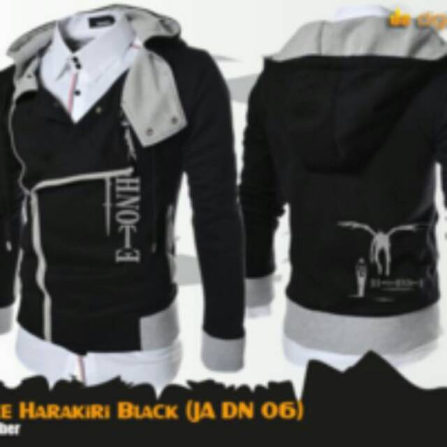 Jaket anime Harakiri death note hitam