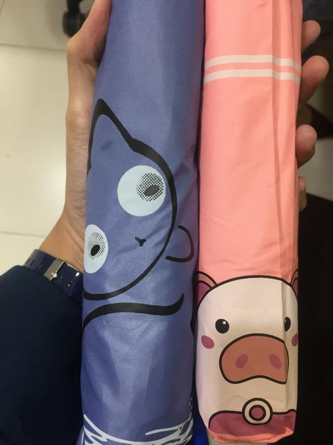 Payung Lipat 4 Fancy Karakter Motif Piggy Merk Osaka Bw-118