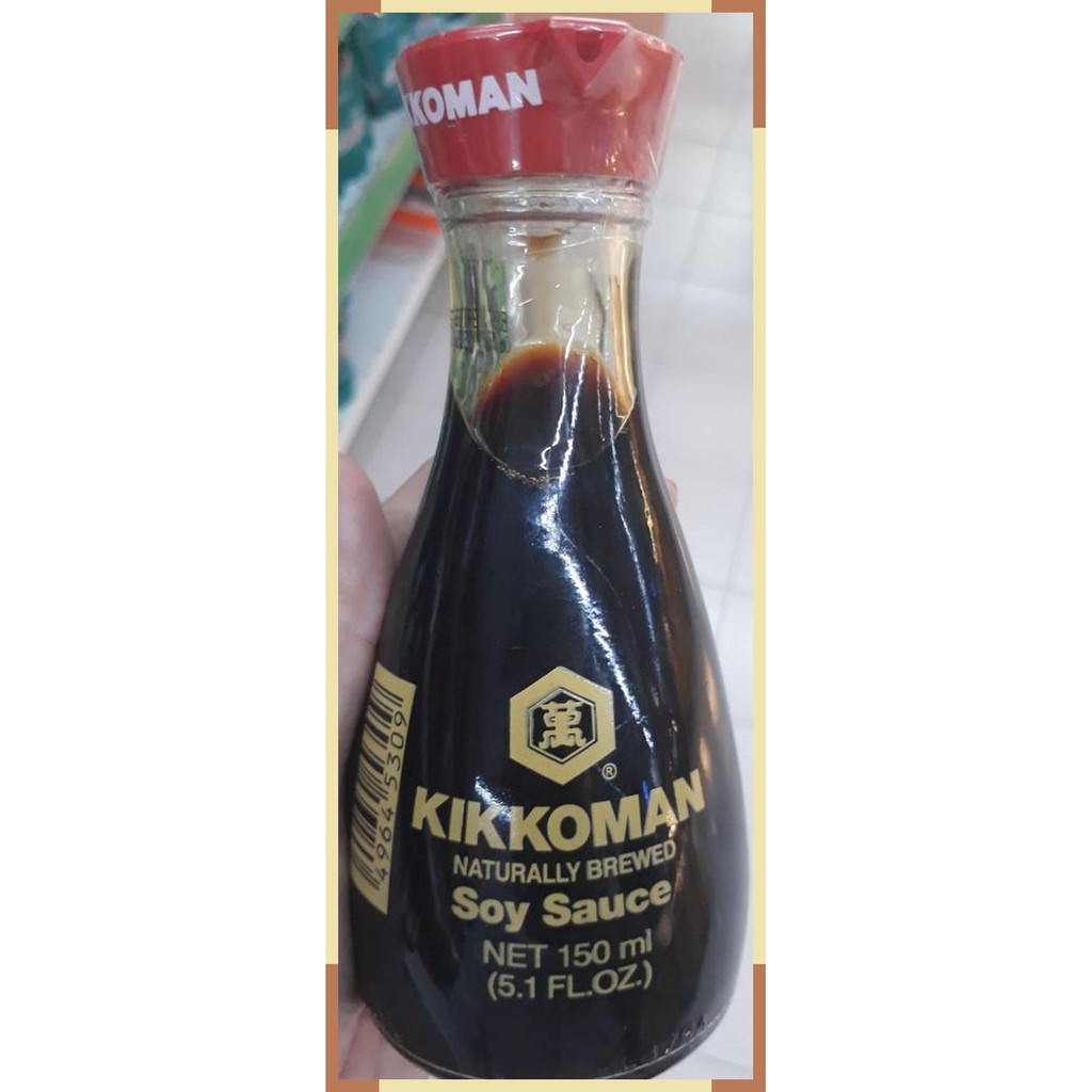 

kikkoman naturally brewed soy sauce 150ml