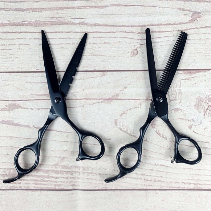 Gunting Rambut Professional Barber Hairdressing Scissors 2 PCS - 440C