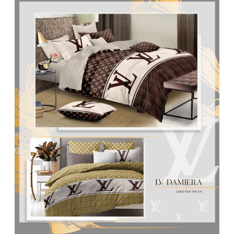Sprei 6kaki LV coklat