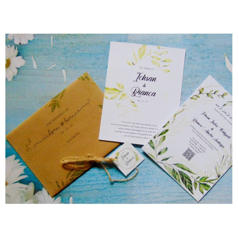 

undangan amplop carft paper satuan