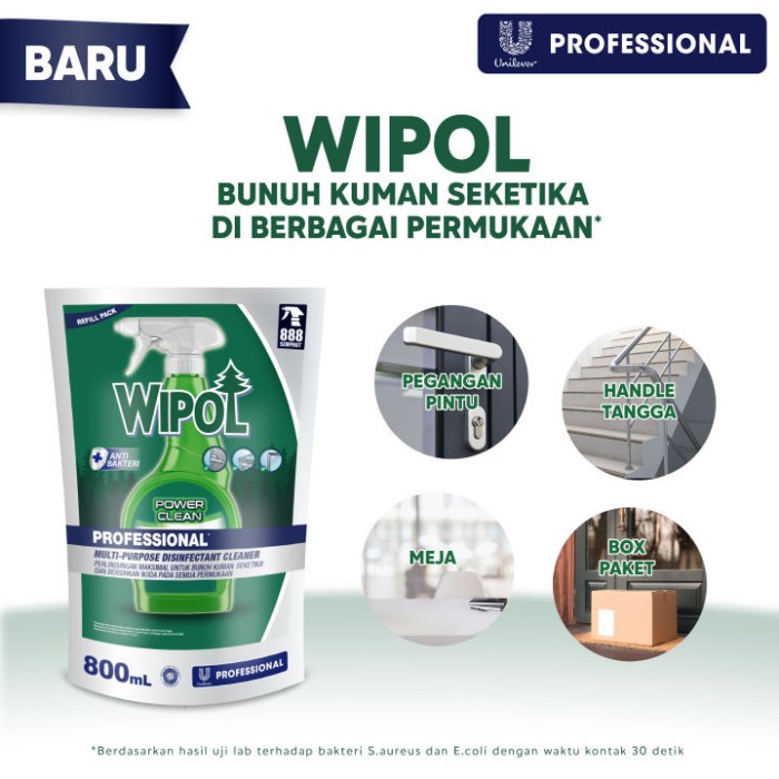 Jual Wipol - 2In1 Spray Disinfektan Pembersih Serbaguna Refill 800Ml #98