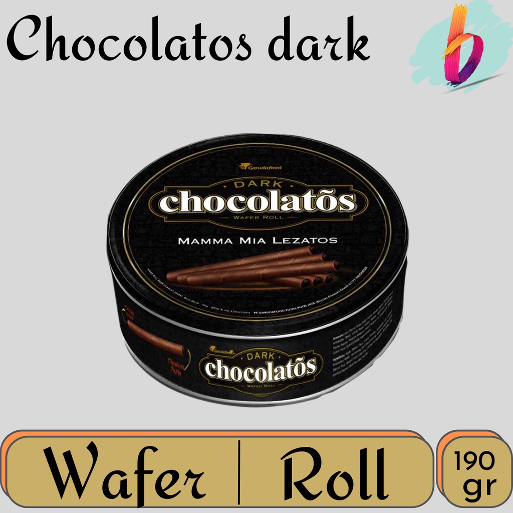 

Gery Wafer Roll Chocolatos Dark 190 G