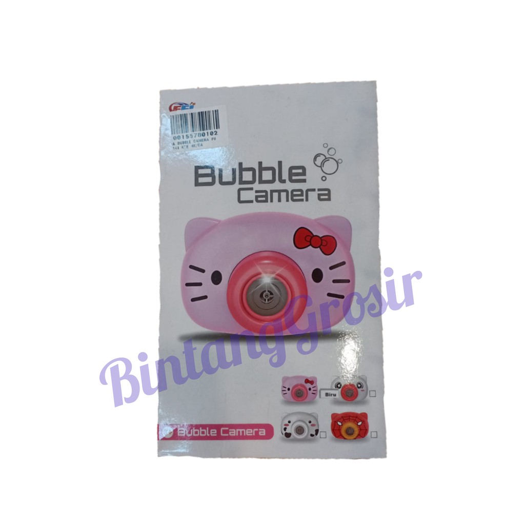 Bubble Camera Electric - Mainan Anak -  Kamera Gelembung Sabun Elektrik
