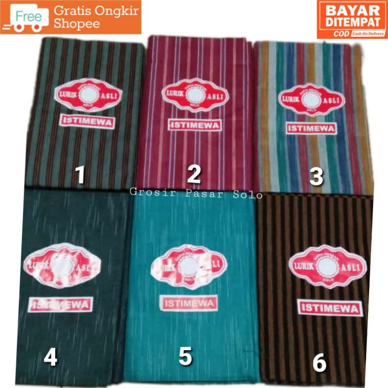 Kain Lurik / Bahan Lurik / Kain Bahan Lurik