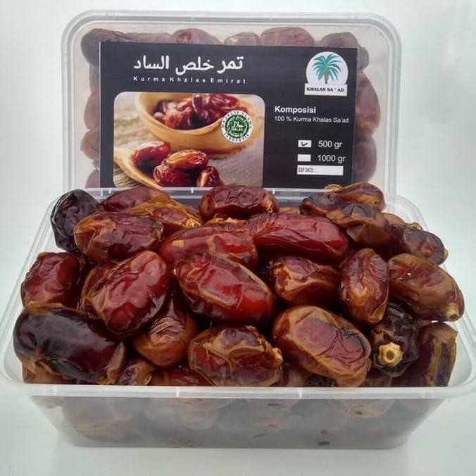 

Produk Unggulan Kurma Khalas Kholas Sa Ad Arab Jsr Lembut Manis Asli Saudi Arabia Bs U