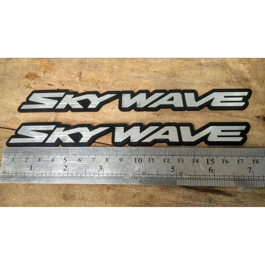 EMBLEM CUSTOM 3D SKYWAVE