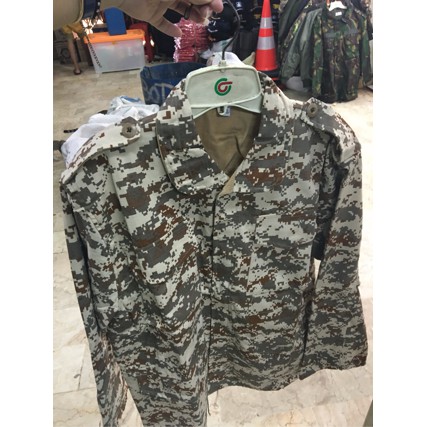 Jaket Loreng Digital Gurun | Jaket Loreng