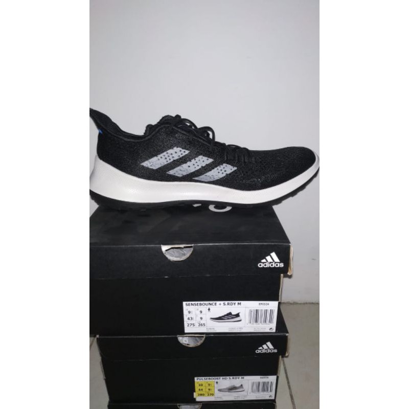 adidas running sensebounce + summer rdy pria hitam