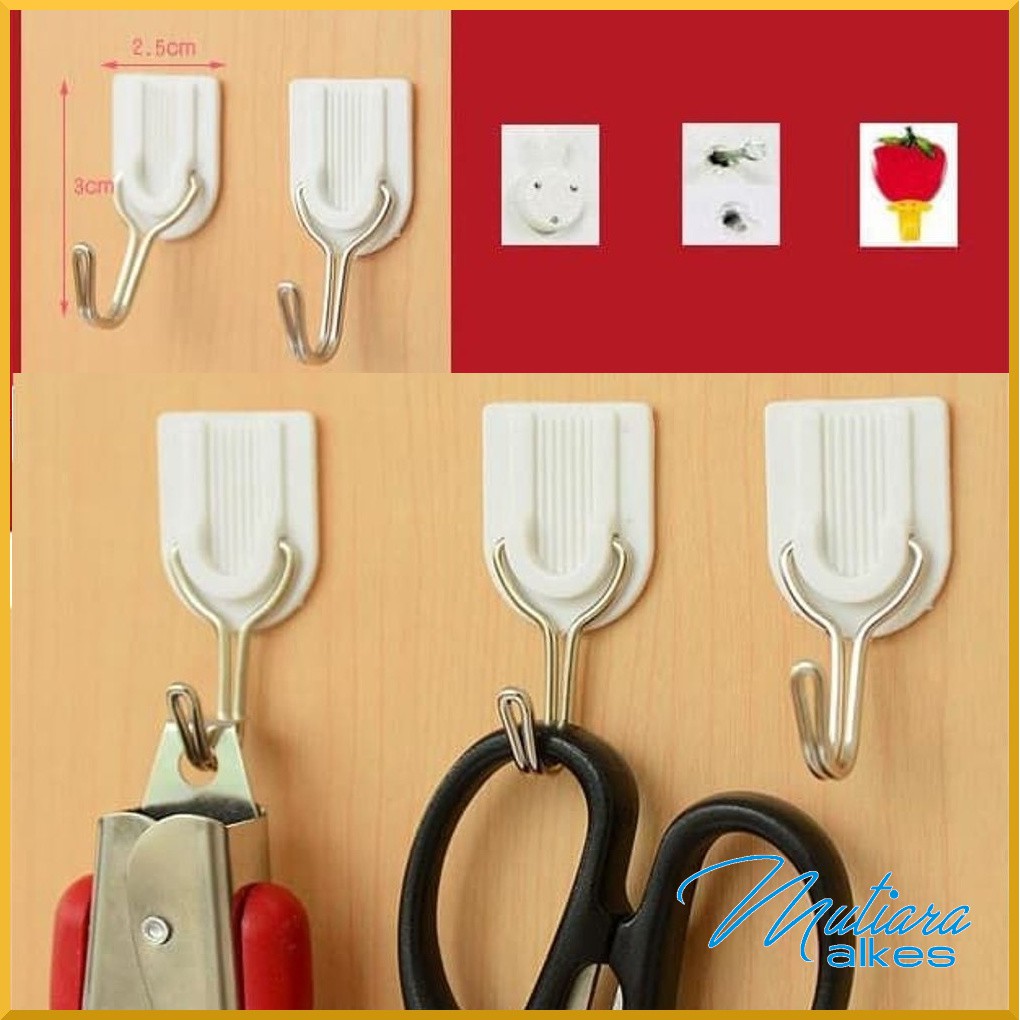 Gantungan Baju / Gantungan Serbaguna / Hook Kail Hanger Dinding Super Kuat