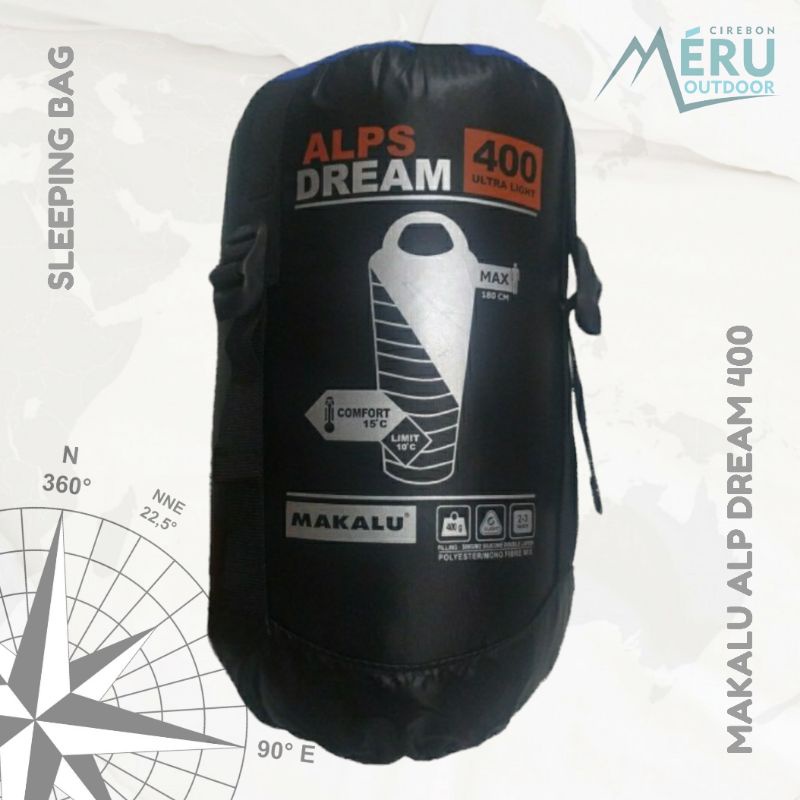 Sleeping Bag Makalu Alps Dream 400 Alps Dream 700 Consina Sleep Warmer Ultralight Bukan BUter Bulang
