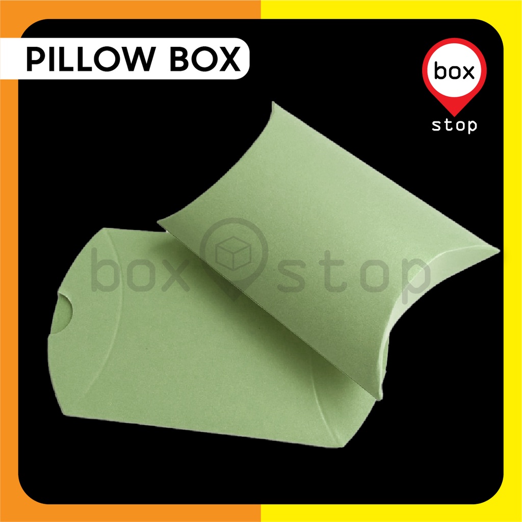 

Pillow Box - Gift Box - Kotak Souvenir - HIJAU - S (20 pcs)