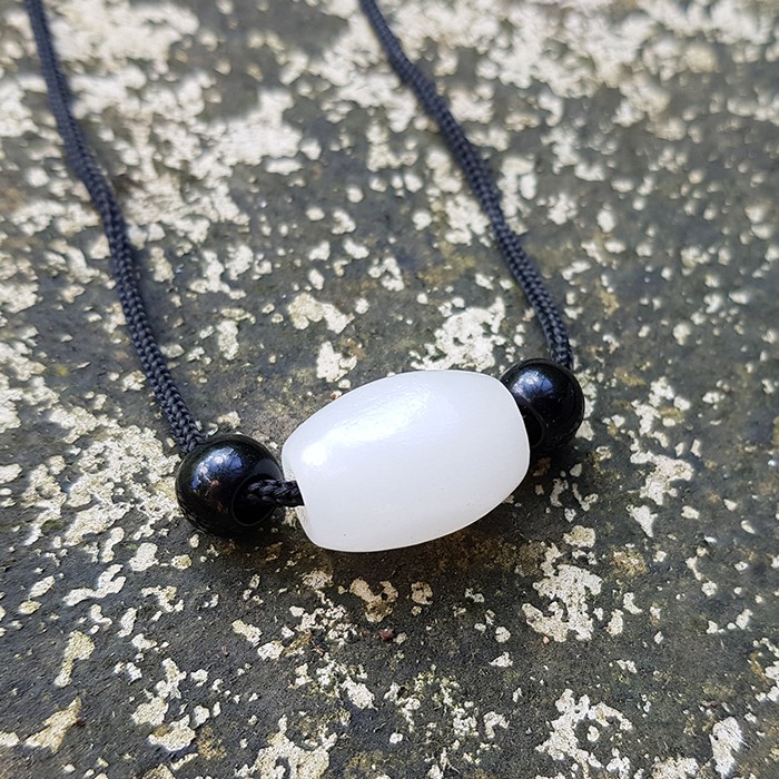 Kalung Etnik DZI Afghanistan Nephrite