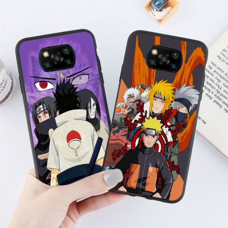Soft Case Poco x3nfc Poco x3pro Desain Anime Naruto Lentur