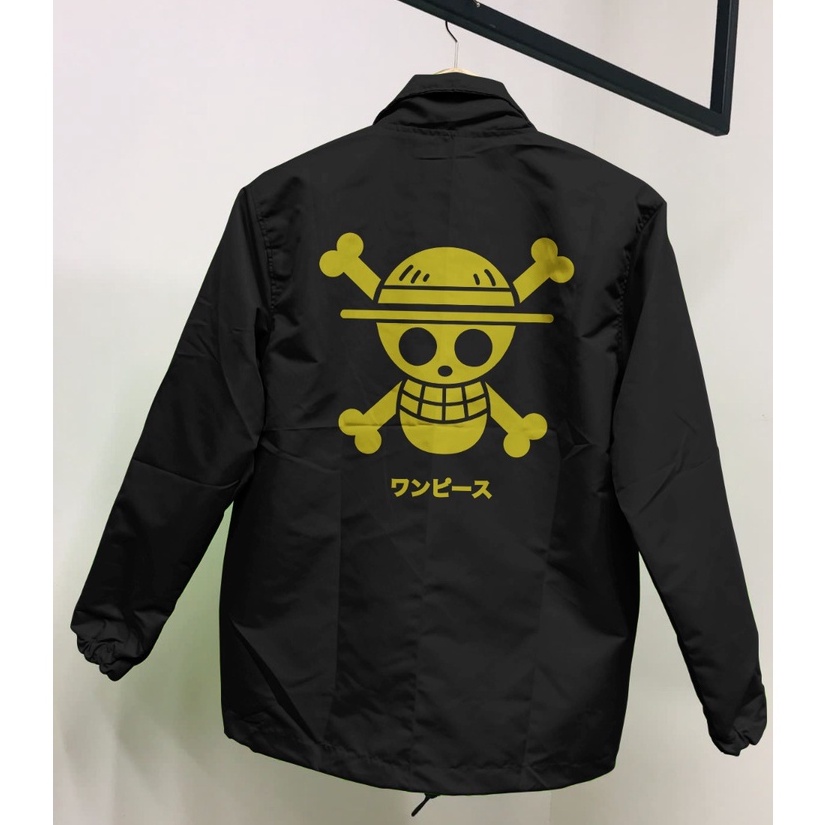 Jaket Coach One Piece Gold Black Premium Unisex