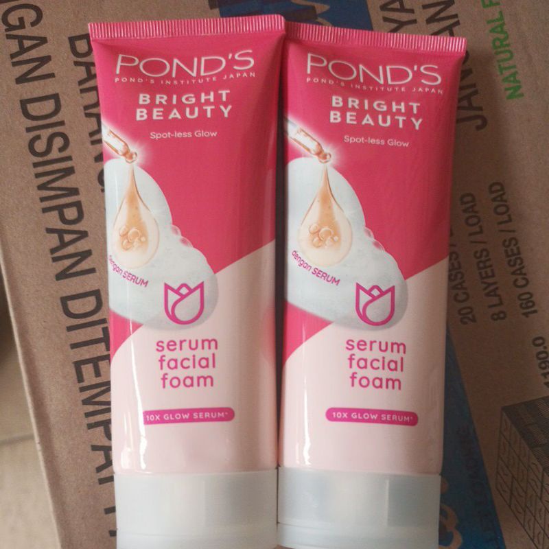 Jual PONDS Facial Foam Bright Beauty 100gr | Shopee Indonesia