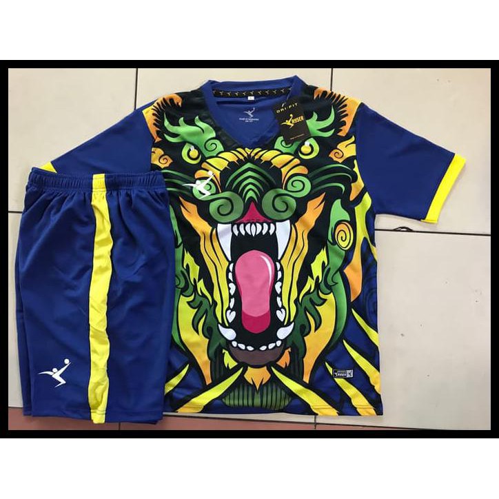 Buruan Serbu Dragon Kaos Stelan Setelan Jersey Futsal Sepak Bola Kayser