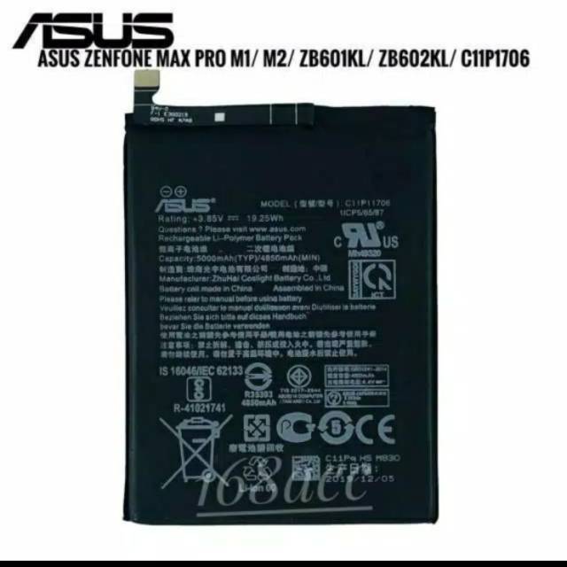Baterai Battery Batre Asus Zenfone Max Pro M1 M2  ZB601KL ZB602KL ZB631KL C11P1706 Original
