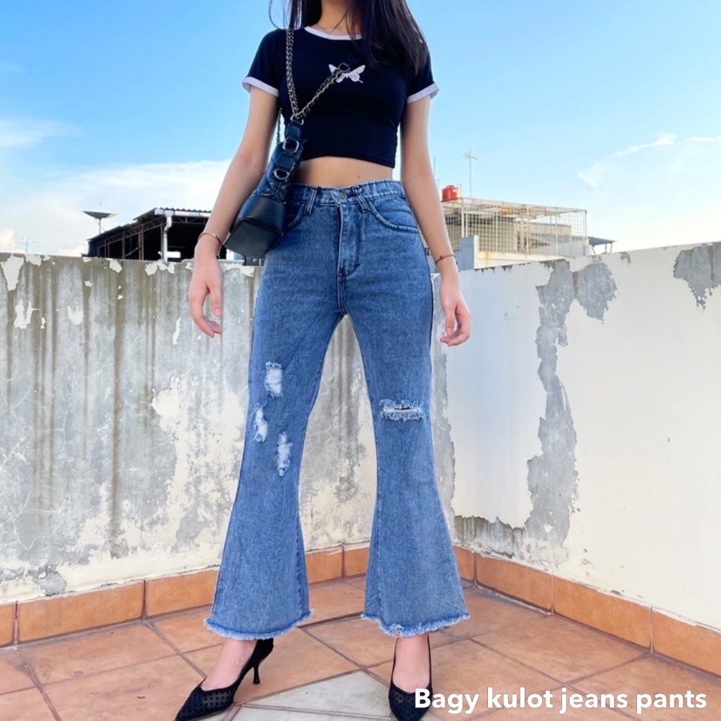 Bagy kulot jeans pants - Thejanclothes