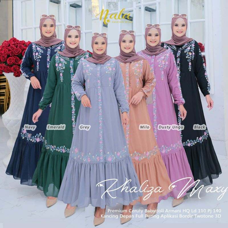 GAMIS RAYON ZRA PREMIUM INCLUDE HIJAB