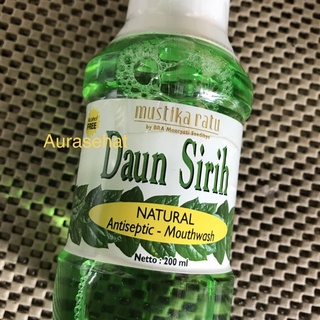 Jual MULUT-OBAT- OBAT KUMUR MULUT GIGI DAUN SIRIH NATURAL ANTISEPTIC ...