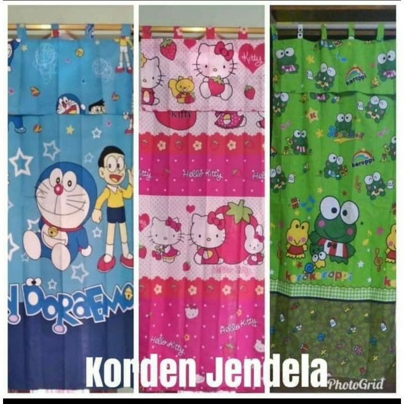 Gordeng jendela karakter/gorden jendela Minimalis