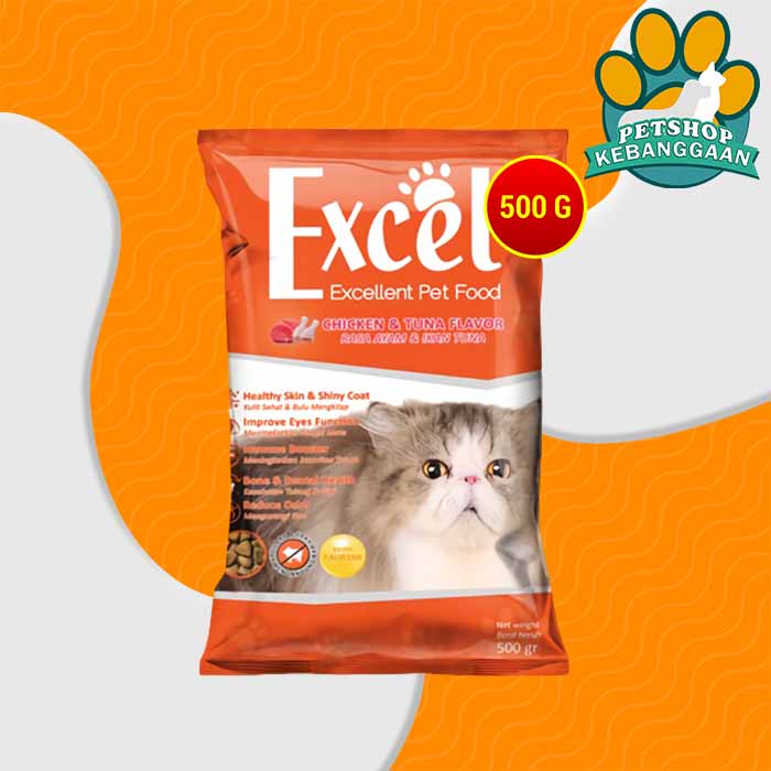 Makanan Kucing Excel Cat 500gr All varian