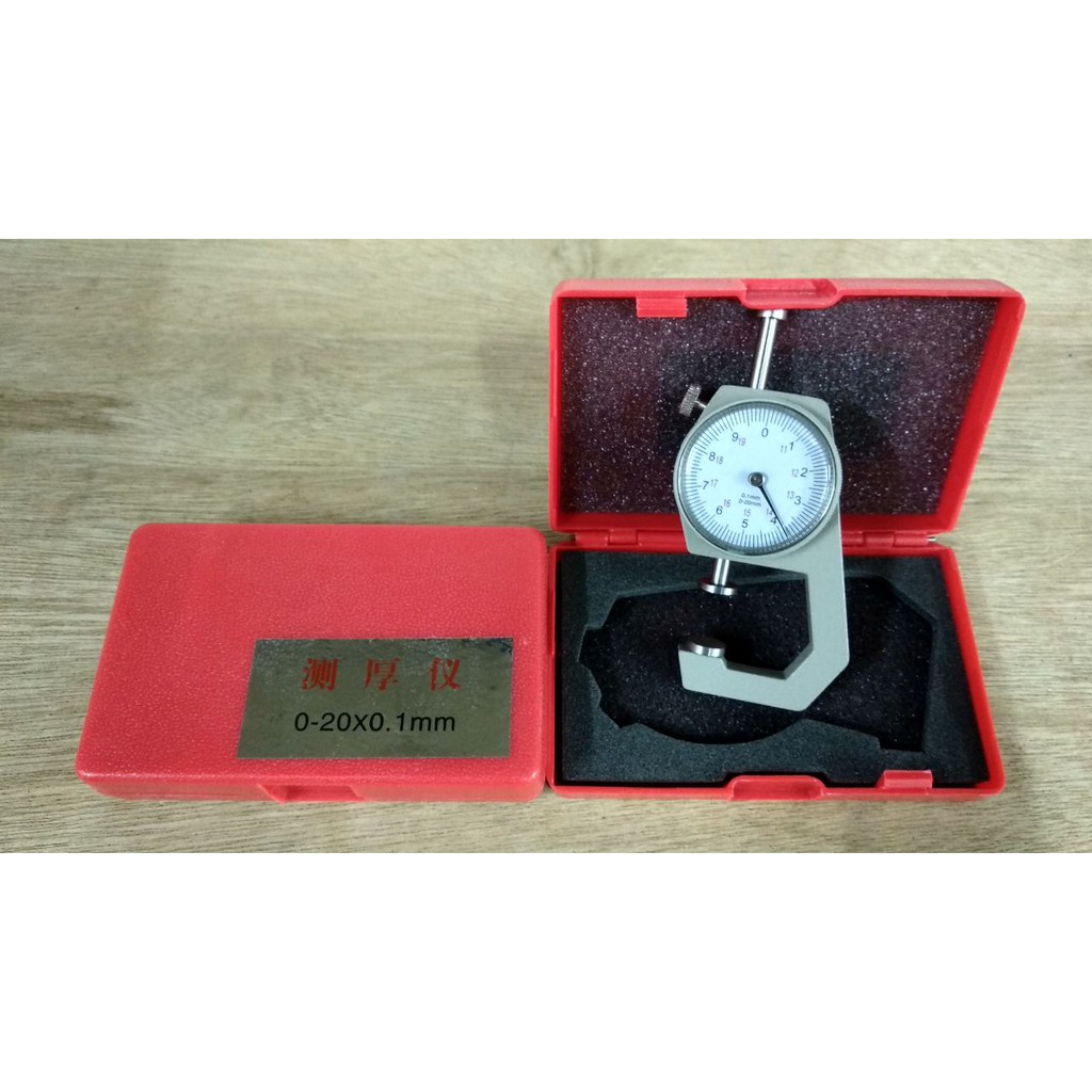 

Dial Thickness Gauge Mini | Alat Ukur Ketebalan Plastik / Kertas Mini