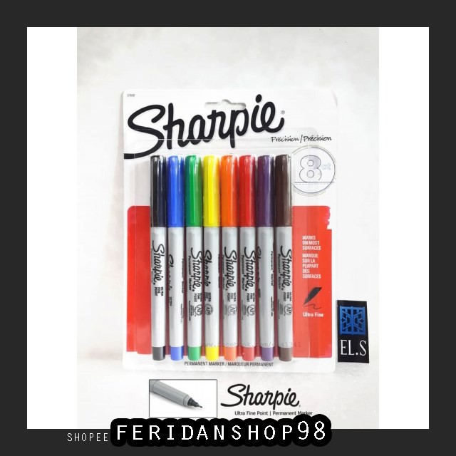 

BT845 SHARPIE ULTRA FINE BEST POINT SET OF 8 BY FERIDANSHOP98