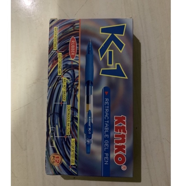 

Pulpen/Gel pen Kenko K-1 Tinta Biru 0,5mm