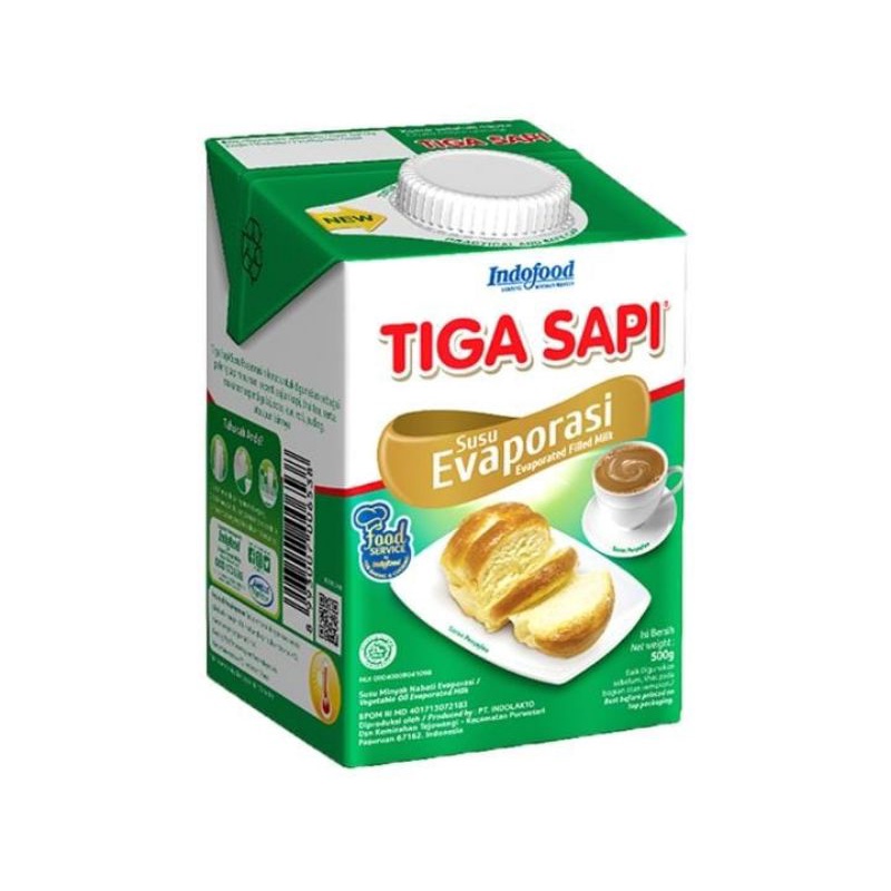 

TIGA SAPI Susu Evaporasi 500 g