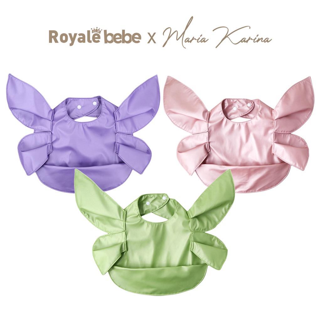 ROYALE BEBE x MARIA KARINA FAIRY FOLDABLE BIB SLABBER TATAKAN MAKAN BAYI ANAK