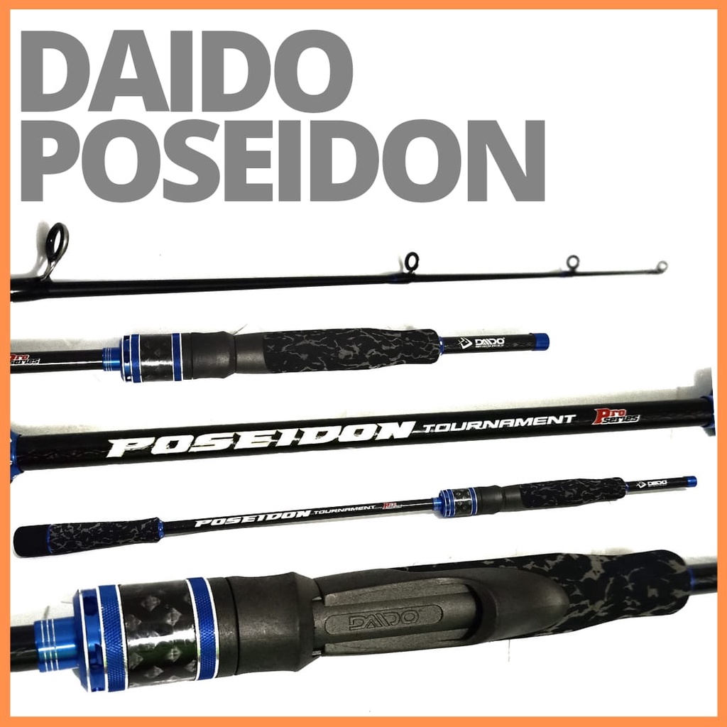 Joran Spining Pancing Daido Poseidon Pro Series Light Jigging Rod.