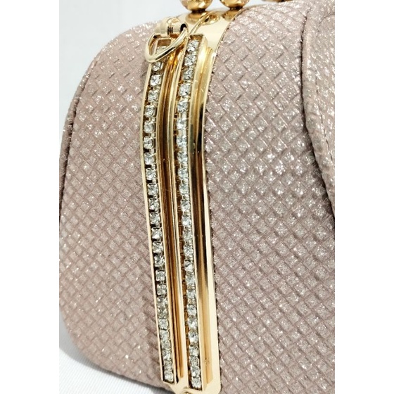 Tas Pesta Farnell Wanita Import Clutch Kondangan Diamond 21302 Model Terbaru!