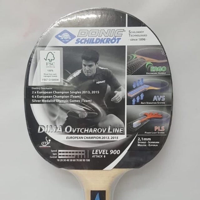 ORIGINAL Donic Ovtcharov 900 Bat Pingpong Bet Tenis Meja