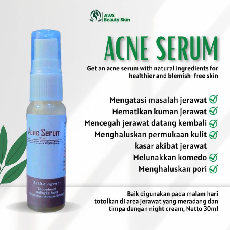*FREE GIFT* SERUM ACNE BY AWS BEAUTY SKIN