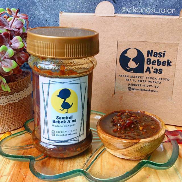 

SAMBAL BEBEK A'AS KHAS MADURA ASLI SAMBAL BEBEK MADURA
