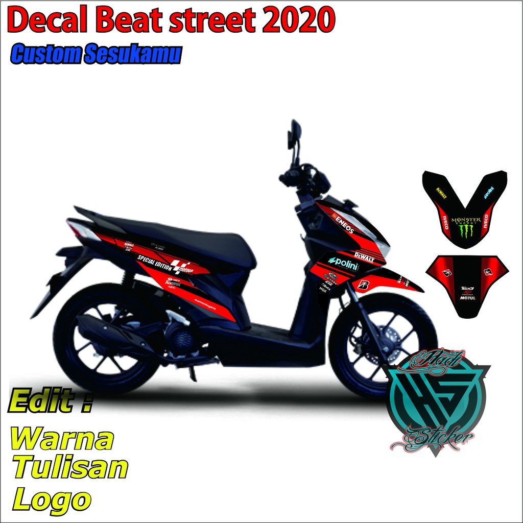 Sticker Decal Beat street custom[COD]