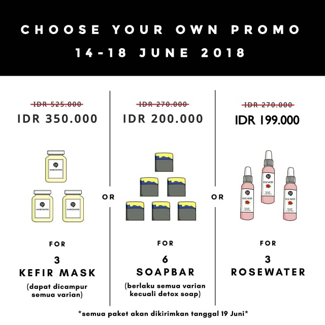 Titip biotalk.id kefir mask almond charcoal rose water