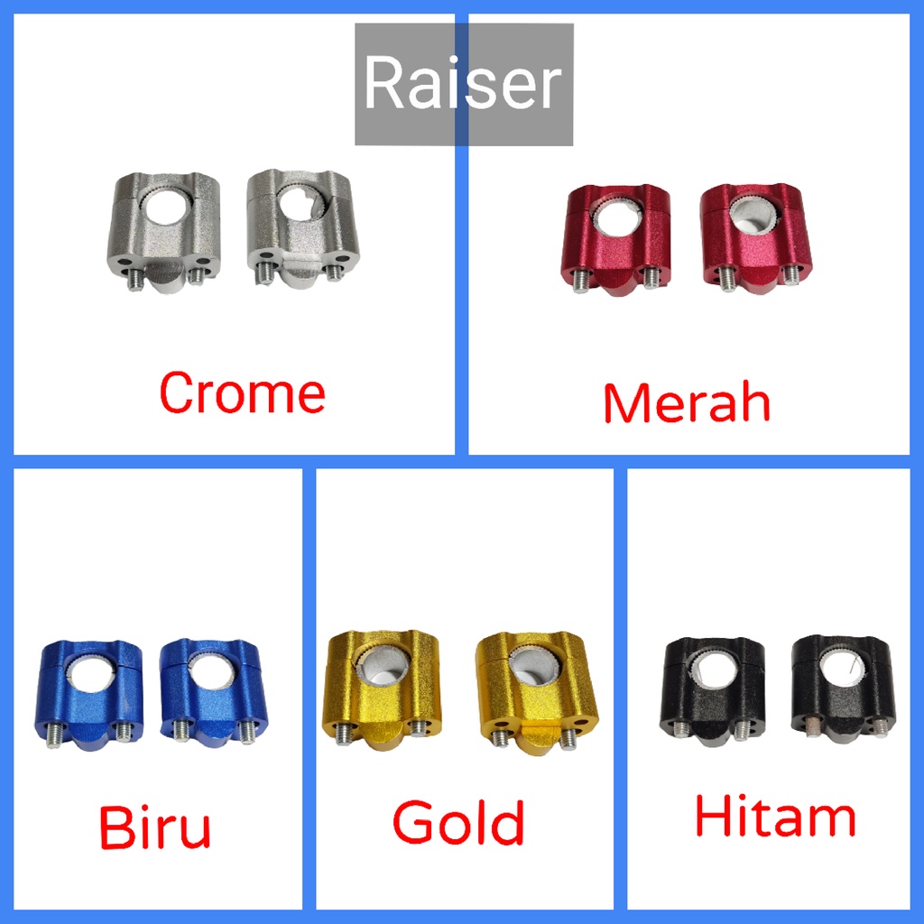 Stang Rzr Sonic dan Satria Fu plus Dudukan Stang Sonic Satria Fu  Raiser Stang Rzr Satria Fu Sonic