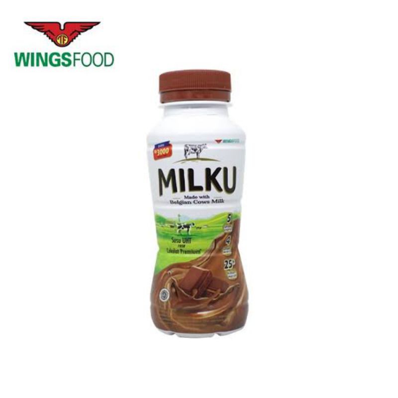 

Susu uht milku belgian cow 200ml susu coklat premium anak