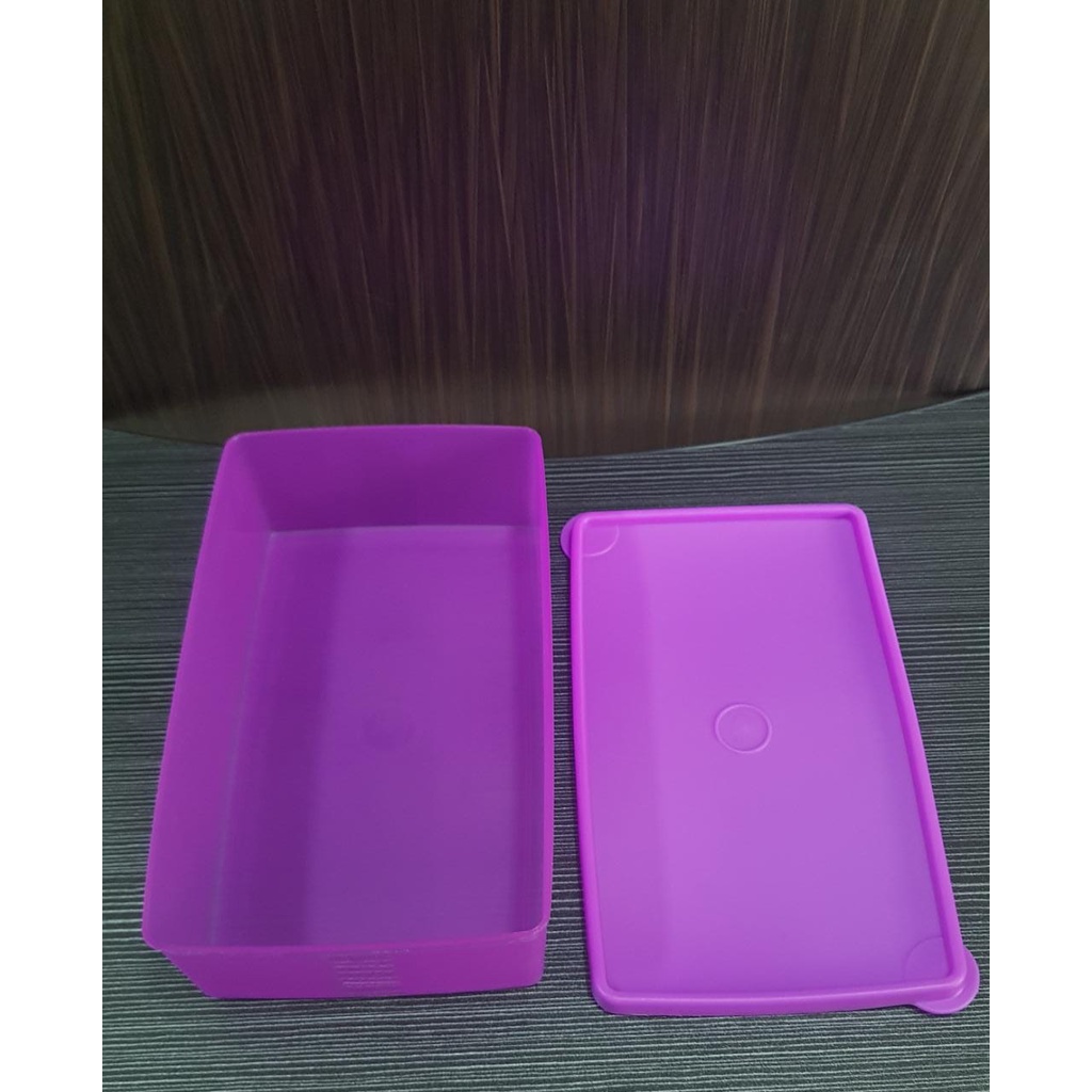 KOTAK SEGI PENYIMPANAN/ FOODBOX SET 4 PCS INDRA MONAS (TAPPERWARE)
