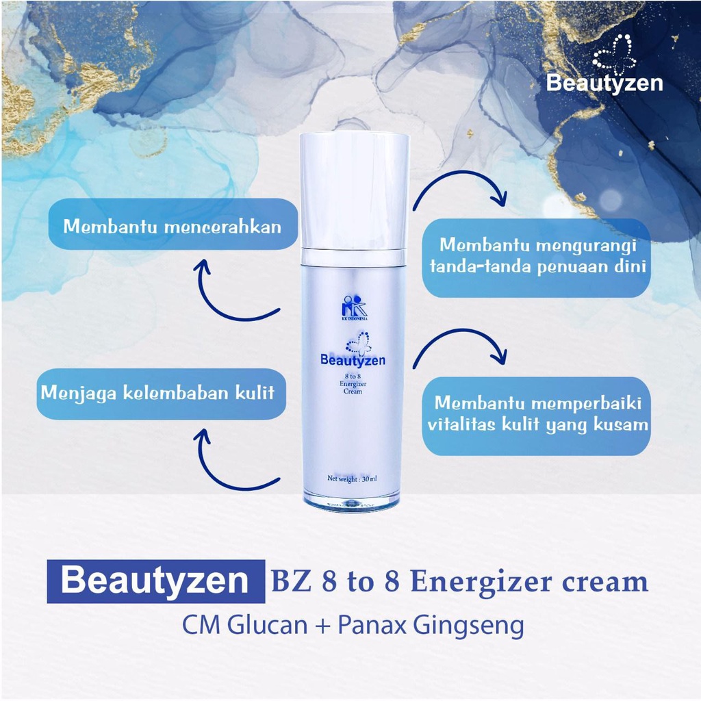 Beautyzen Skincare Series All Varian Soft Cleansing Lotion Gentle Refreshing Toner UV Protector 8 To 8 Energizer Cream Oxy Face Cream Moisturizing Cream Mud Mask Skinrich Serum Original KK Indonesia