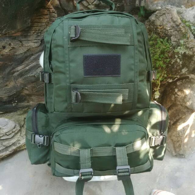 Tas Punggung Lebanon - Ransel Hijau Army - MENWA - Pramuka - Tactical - PMR - Airsoft - PERBAKIN