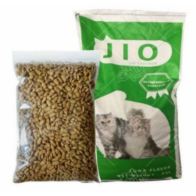 Makanan kucing - Jio rasa tuna repack paket 10kg Gojek/Grab