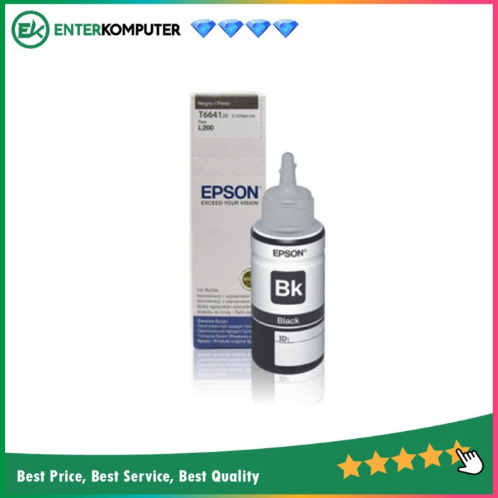 Tinta Epson L Series L110 L210 L310 L350 Etc  Black-T6641